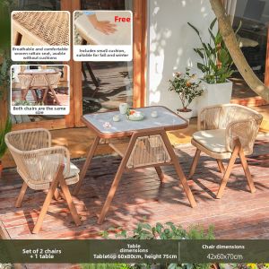MEIQI | Waterproof Outdoor Leisure Patio Set