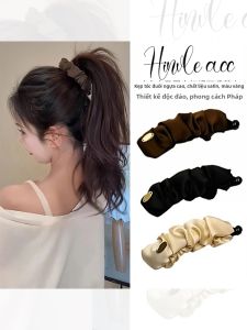 Kẹp Tóc Hình Chuối Lụa cho Phụ Nữ