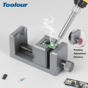 Toolour Adjustable PCB Holder Circuit Board Holder Helping Hand Soldering Repair Tool for Soldering/Desoldering Repair Tool