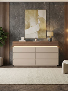 Italian Minimalist Luxurious Drawer Cabinet 8 Drawers