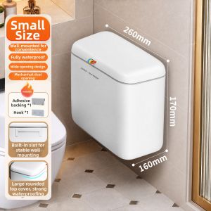 Joybos | Wall Mounted Large Covered Trash Can