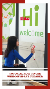 LIAO 3in1 Window Cleaning Squeegee Multi-Function Glass Mirror Wiper w/ Spray Bottle Microfiber Scrub Cleaner Tools HOT