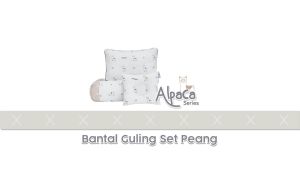 Omiland Bantal Guling Set + Bantal Peang Alpaca Series Abu - OB37201 OB37202 OB37203 OB37204 OB37205
