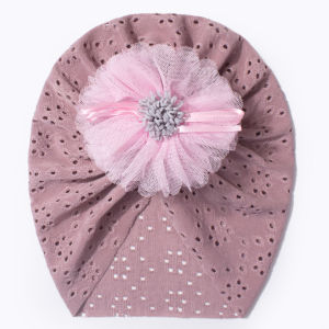 Baby Turban Hats Baby Girls Boys Hat Solid Color Bow Knotted Hats Newborn Fetal Cap Headband Kids Headwear Hair Band Accessories