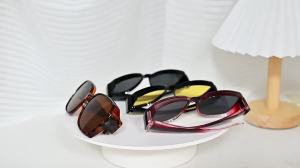 Retro Square Polarized Sunglasses Cover Over Glasses T01 Portable Men Women Vintage Fishing Driving Eyewear