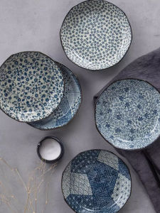 Mino Yaki | Glazed Under Creative Ceramic Dinner Plates