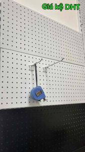 Compo 2 Tấm tôn đục lỗ treo phụ kiện màu đen ( Khoan vít lên tường )