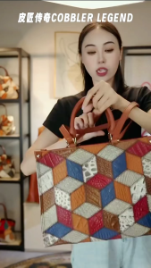 Cobbler Legend Genuine Leather Handbag Fashion Women Casual Tote Large Capacity Lady Shoulder Bags