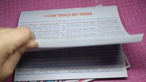 TRACING PAD CUSTOMIZED (Name only)