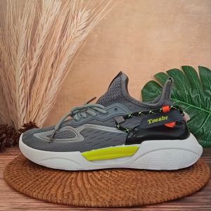 FREE BOX Sepatu Sneakers Olahraga Pria Dewasa Variasi Rajut Tipis Nyaman New IMPORT BISA COD