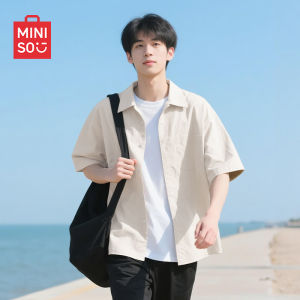 Miniso | Mens Holiday Style Casual Lightweight Shirt Short Sleeve