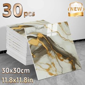 Self Adhesive Shower Wall Panels for Bathroom Kitchen Living Room Refurbish Decor TV Background Wall Stickers with Gold Studded