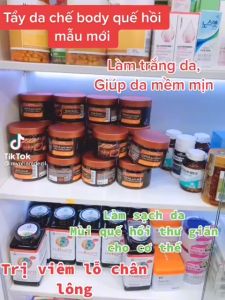 Tẩy Tế Bào Da Chết Body [CHÍNH HÃNG] Exclusive Belarus Toàn Thân Chiết Xuất Thiên Nhiên Quế Hồi & Cafe  TDC TDBC 380g