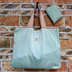 Waterproof Foldable Shopping Bag Portable Large Capacity Drawstring Handbag Pure Color Storage Bag for Shopping And Carrying Vegetables