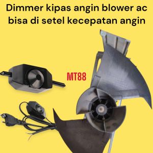 DIMMER Kipas angin blower ac ukuran 2pk 2 daun dari panasonic / pakai pengaturan kecepatan angin seperti di gambar / kipas angin hemat listrik / kipas copotan outdoor ac / kipas angin murah / semua sudah di rakit tinggal colok aja / awet nonstop 24 jam