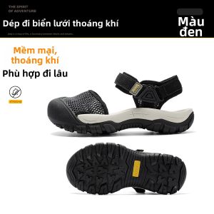 Jeep | Dép Xỏ Ngón Màu Xám Chống Trượt Đế Dày Mới Mùa Xuân Hè