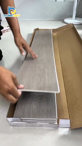 ยกกล่อง กระเบื้องยาง SPC คลิกล็อค พื้นไม้ หนา 5 มม. มีโฟม IXPE กันน้ำ กันปลวก ติดตั้งง่าย ทำความสะอาดง่าย