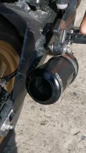 Cool Car accessories SC Project Tailpipe Tail Pipe Stainless Motorbike Exhaust Rear Pipe Exhaust Muffler 51mm Motorcycle Exhaust Pipe With Silencer