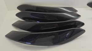 Real Carbon Fiber Interior Car Door Pull Handle Outer Cover Trim Shift Base For BMW 3 4 Series M3 M4 F30F34 F36 F32 F33 F80 F82