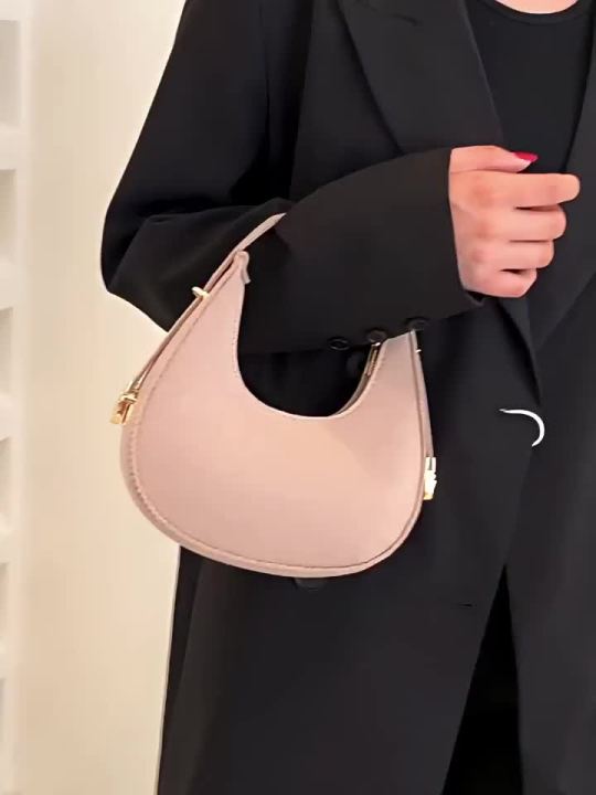 READY STOCK Armpit Bag for Women Underarm Bags Simple Crocodile Grain Handbags