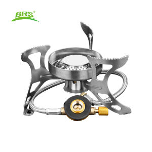 BRS-51 Camping Gas Stove Foldable Outdoor Cooking Stove 3240W Portable Propane Butane Gas Burner for Fishing Cooking Picnic