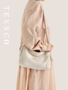 TENNCO Original DooDoo Bag Top Layer Cowhide Leather Hobo Underarm Bag Spring Summer New Single Shoulder Slant Crossbody Bag