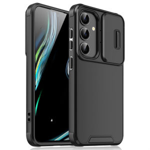 Slide Camera Protection Armor Magnetic Phone Case for Samsung S25 S24 S23 FE S22 Ultra A56 A36 A16 A06 A54 A55 A35 A25 A15 Cover