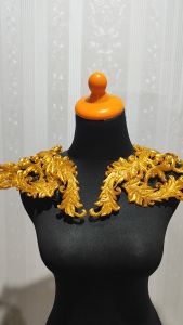 Hiasan Pundak Aksesoris Tari Bahan Lem Lilin Motif 24