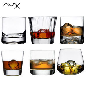 Nude Crystal Whiskey Glass European Style Hard Liquor Cup Classic Ice Hockey Cup Unique Shaped Drinkware Glassware