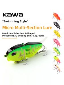 Mini Swing Swim Bait Bi-Swim Realistic Jointed Fish Upgrade Treble Hook
