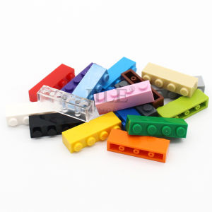 100pcs MOC Building Blocks Brick 1x4 3h 3010 Creative DIY Enlighten Basicsb Classic Sets Compatible Assembles Particles Toys