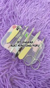 Gratis Semua - Gunting Kuku Set Travelling Karakter Lucu / Set Manicure DIY 7 in 1 / Set Alat Meni Pedi / Nail Cutter