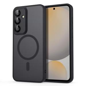 Luxury Magnetic Matte Translucent Armor Shockproof Case For Samsung S23/S24 FE/S23 Ultra/A55/A25/S25 FE/S25 Magsafe Cover