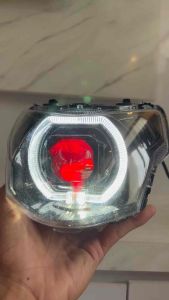 Lampu depan vega ZR costome biled Matrix X1
