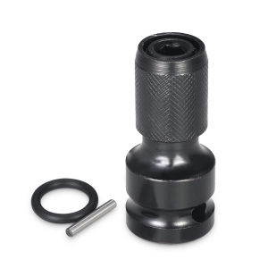 Universal Adaptive Wrench Adapter Socket Ratchet Torque Wrench Adapter 1/2 Inch Square to 1/4 Inch Hex Ratchet Socket Converter