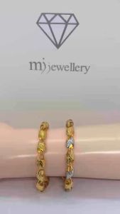 MJ Jewellery 916/22K Gold Bracelet T87 (L Size)