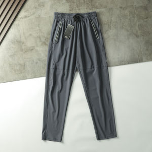 Quần Dài Thể Thao Nam Ice Silk Quick Dry Co Giãn Thoáng Khí Mùa Hè Quần Dài Thường Ngày Thời Trang Thành Phố Ống Thẳng