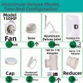 Smoke Exhaust System Smoke Extractor Hood Aluminum Joints Home Sauna And Welding. 