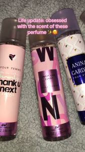 Sweet Vanilla Perfume Collection Moonlight / Sweet Like Candy / Pure Cloud / Anina Garden / Thank U Next Fine Fragrance Body Mist 236ML