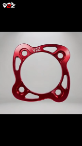 V2Z CNC Aluminum Sprocket Guide Plate for Sniper 135 - Prevents Chain Jump - Lightweight & Durable - 4 Color Options