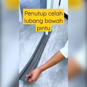 Gratis Ongkir - Twin Draft Guard Penyekat Pintu / Penutup Celah Lubang Bawah Pintu Bahan Busa