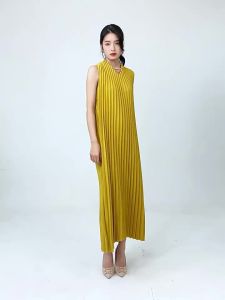 2153 One Size (45-75kg) Pleated Summer WomenS Summer V-Neck Loose Plus Size Slimming Sanzhai Dress