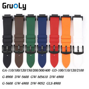16mm Convex Strap For Casio g-shock GA110 DW-5610 DW-5600 DW-6900 DW-9052 GW-6900 GLS-8900 Replace Watch Band Rubber Waterproof
