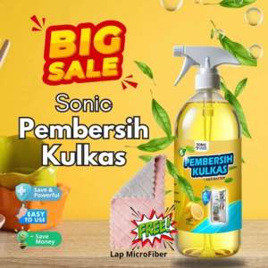 SONIC Pembersih Kulkas Kompor Magicom 250ml Cairan Pembersih Serbaguna