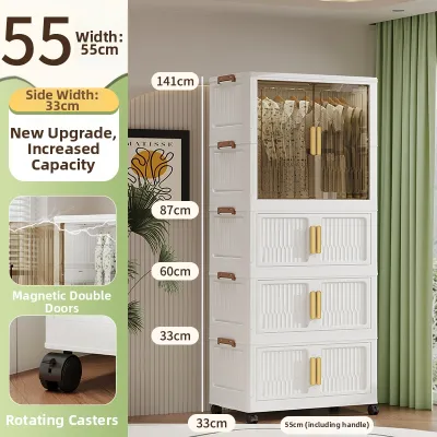 MLZH | Easy Assembly Durable Folding Storage Cabinet