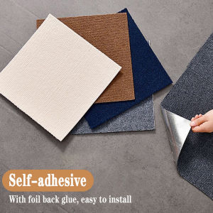 Floor Mat Carpet Tiles Self Adhesive Carpet 30*30CM/50*50CM Non-Slip Carpet Sticker Carpet Tile Square For Home Living Room Decor