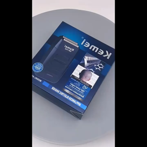 Kemei KM-1102 Beard Shaver Machine Rechargeable Cordless Shaver For Men Twin Blade Reciprocating Beard Razor Face Care Multifunction