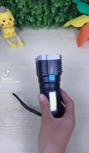 Đèn pin cầm tay 4 bóng led siêu sáng chống mưa- Pin rất khỏe dùng lâu