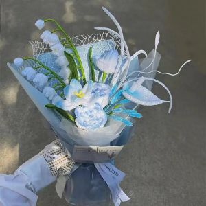 DIY Craft Torsion Rods Bouquet Gift