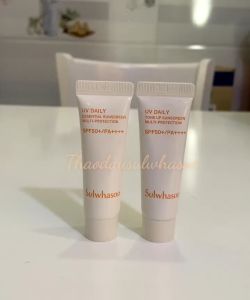 5 tuýp sulwhasoo kem chống nắng trắng da  uv wise brightening multi protector no02 milky tone up spf50+/pa++++ anti polution 10ml